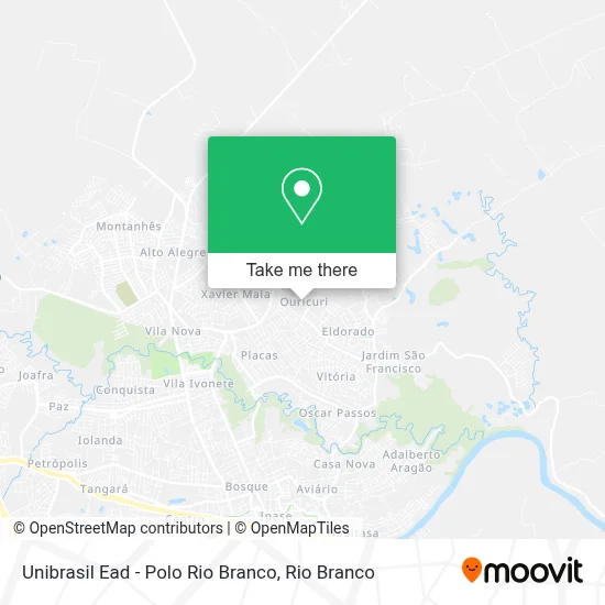 Unibrasil Ead - Polo Rio Branco map