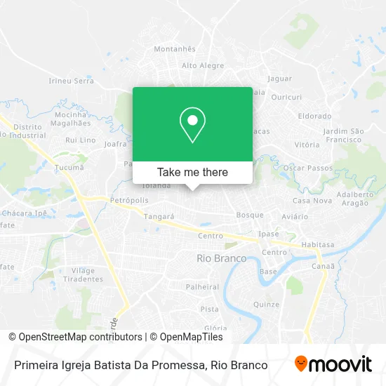Primeira Igreja Batista Da Promessa map