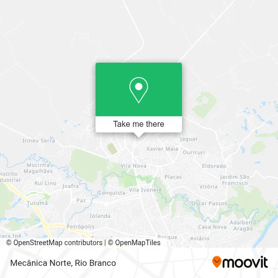 Mecânica Norte map