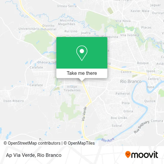Ap Via Verde map