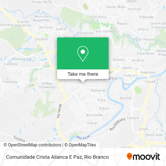 Comunidade Crista Alianca E Paz map