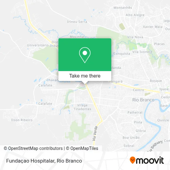 Fundaçao Hospitalar map