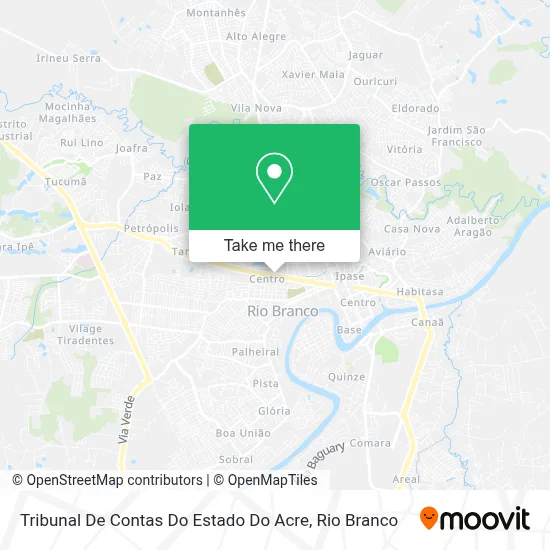 Tribunal De Contas Do Estado Do Acre map
