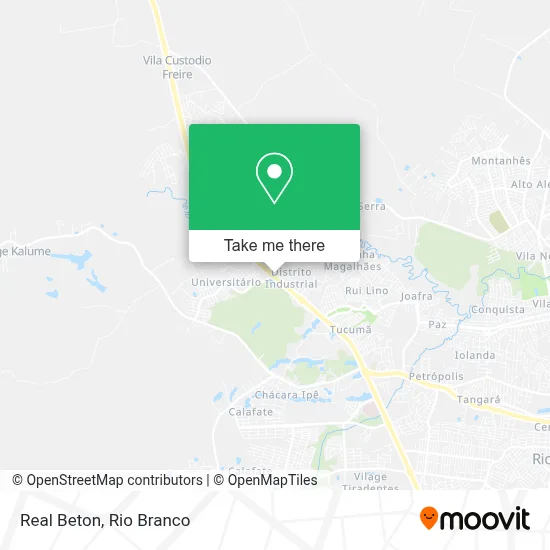 Real Beton map