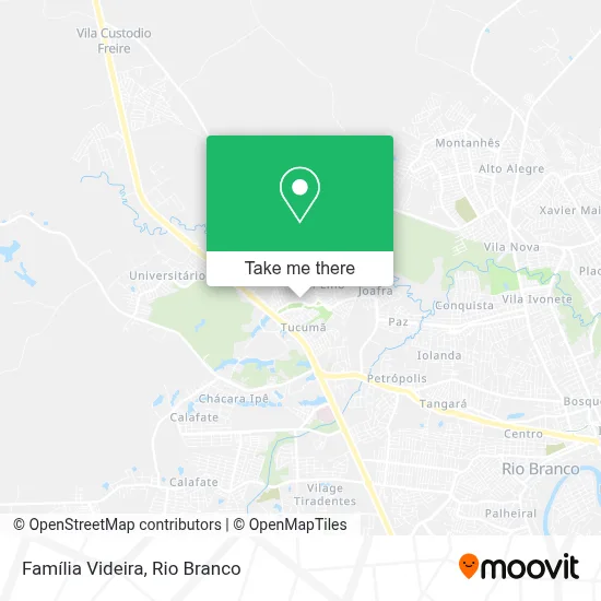 Família Videira map