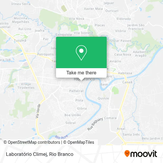 Laboratório Climej map