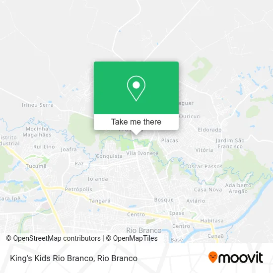 King's Kids Rio Branco map