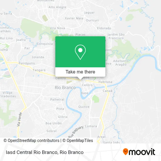 Iasd Central Rio Branco map