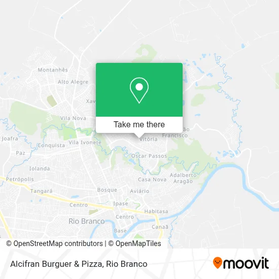 Alcifran Burguer & Pizza map