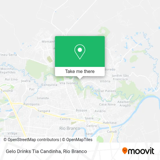 Gelo Drinks Tia Candinha map