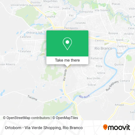 Ortobom - Via Verde Shopping map