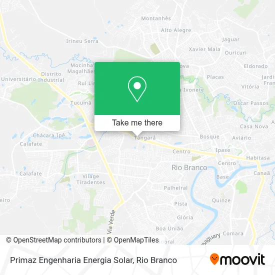 Primaz Engenharia Energia Solar map
