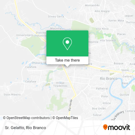 Sr. Gelatto map