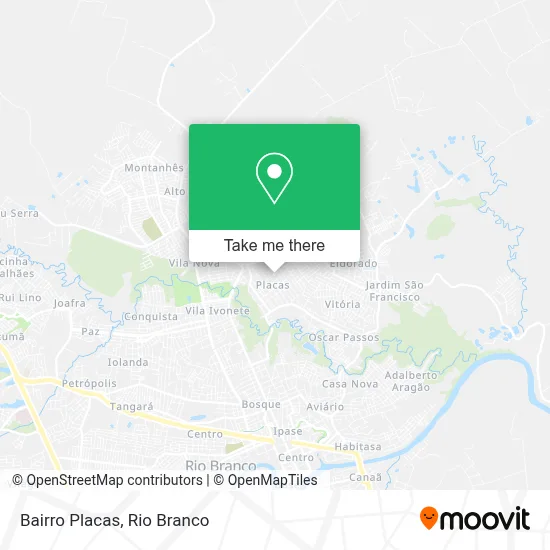 Bairro Placas map