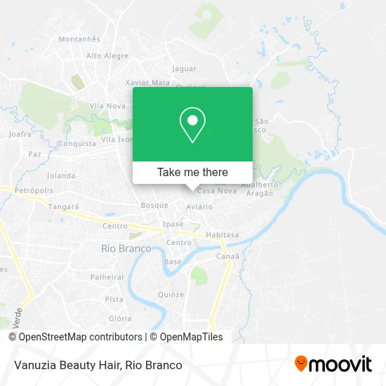 Vanuzia Beauty Hair map