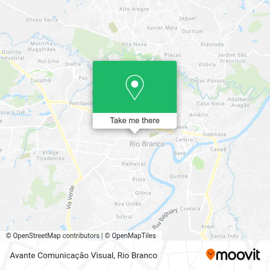 Avante Comunicação Visual map