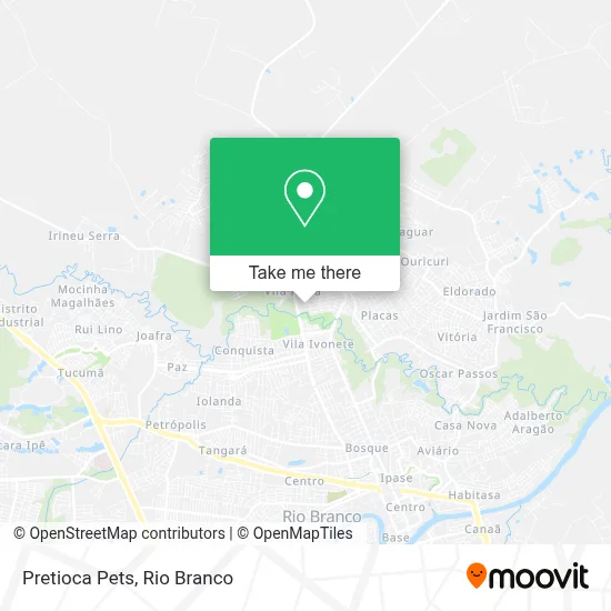 Pretioca Pets map