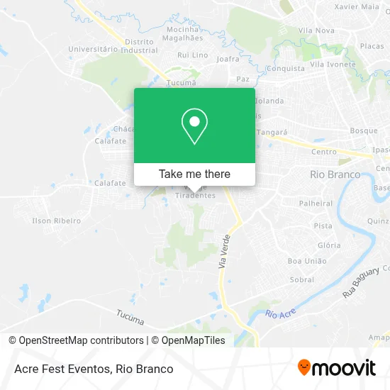 Acre Fest Eventos map