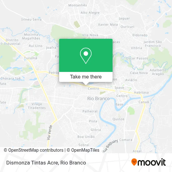 Dismonza Tintas Acre map