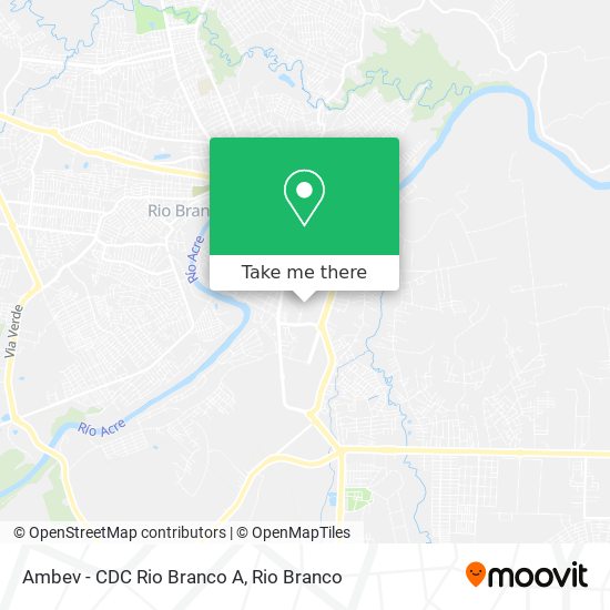 Ambev - CDC Rio Branco A map