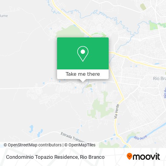 Condomínio Topazio Residence map