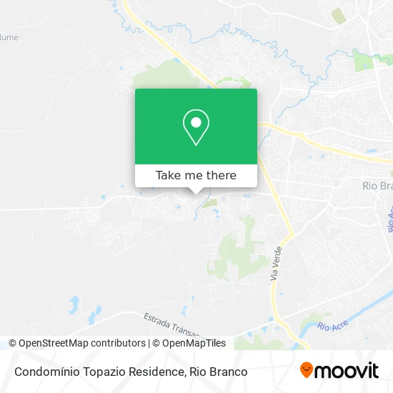 Condomínio Topazio Residence map