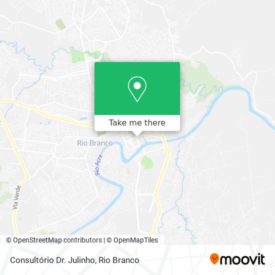 Mapa Consultório Dr. Julinho