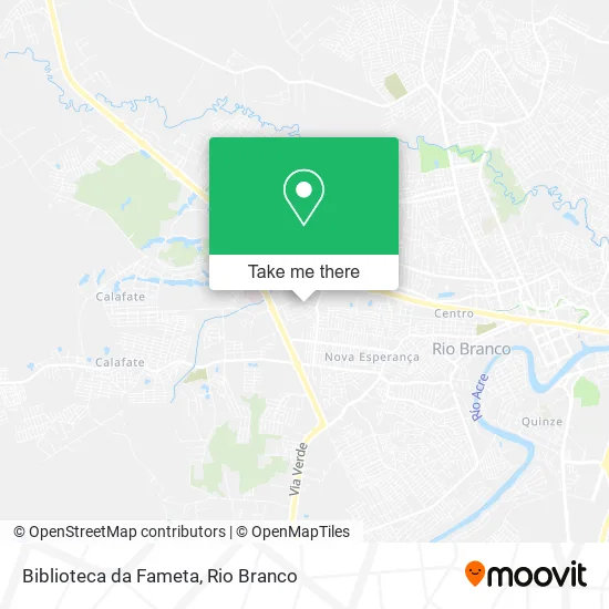 Biblioteca da Fameta map