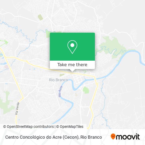 Centro Concológico do Acre (Cecon) map