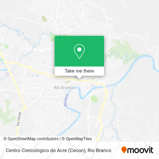 Centro Concológico do Acre (Cecon) map