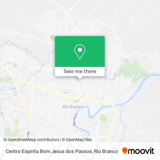 Mapa Centro Espirita Bom Jesus dos Passos