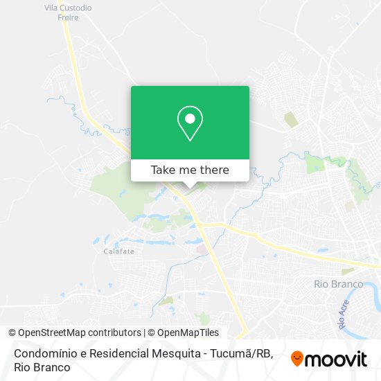 Mapa Condomínio e Residencial Mesquita - Tucumã / RB