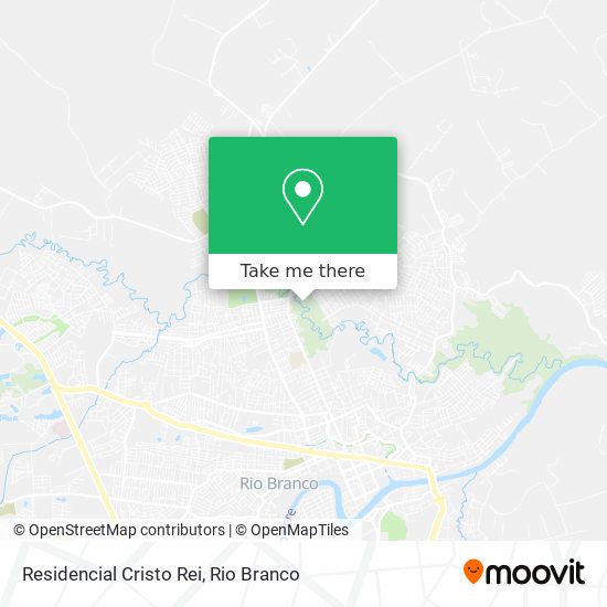 Mapa Residencial Cristo Rei