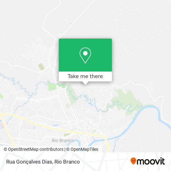 Rua Gonçalves Dias map