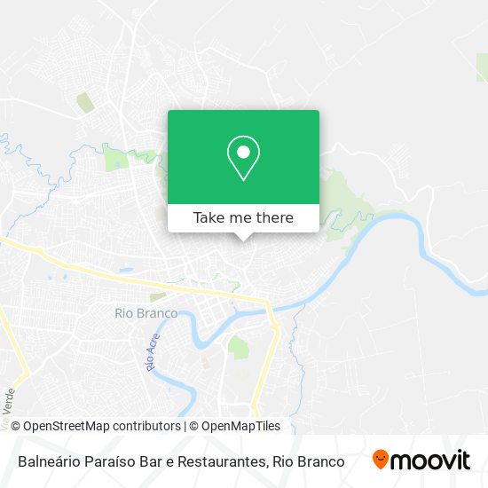 Balneário Paraíso Bar e Restaurantes map