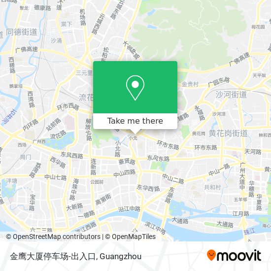 金鹰大厦停车场-出入口 map
