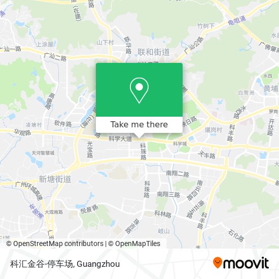 科汇金谷-停车场 map