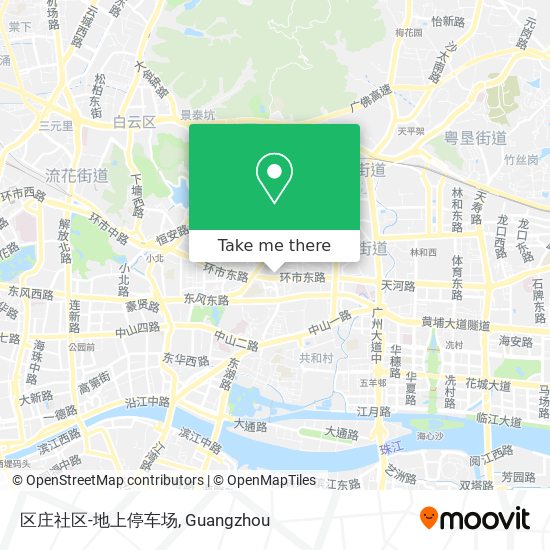 区庄社区-地上停车场 map
