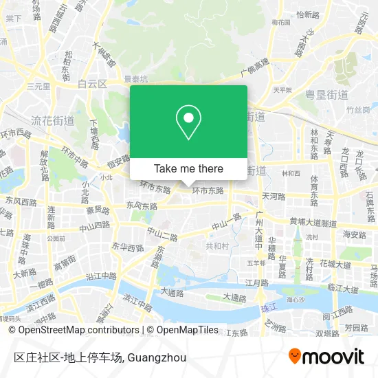 区庄社区-地上停车场 map