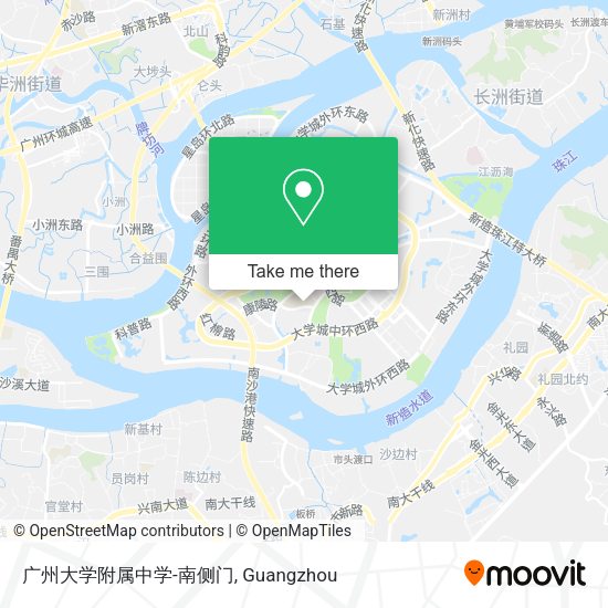 广州大学附属中学-南侧门 map