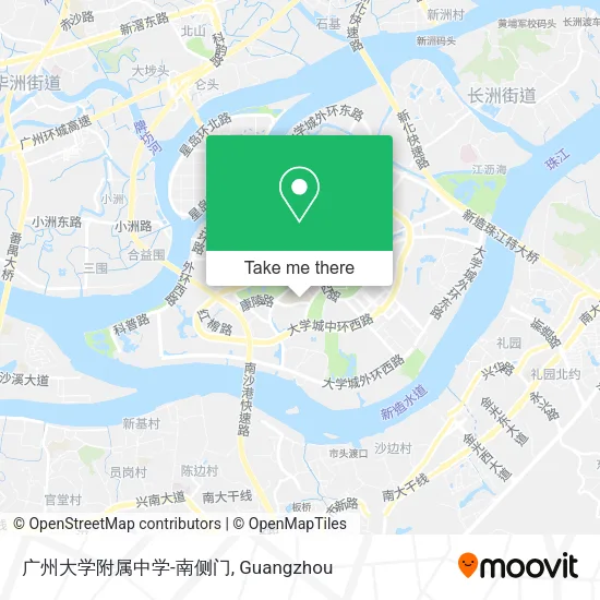 广州大学附属中学-南侧门 map