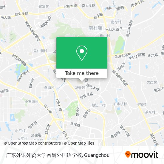 广东外语外贸大学番禺外国语学校 map