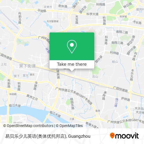 易贝乐少儿英语(奥体优托邦店) map