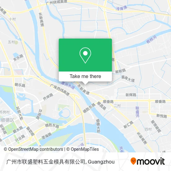 广州市联盛塑料五金模具有限公司 map