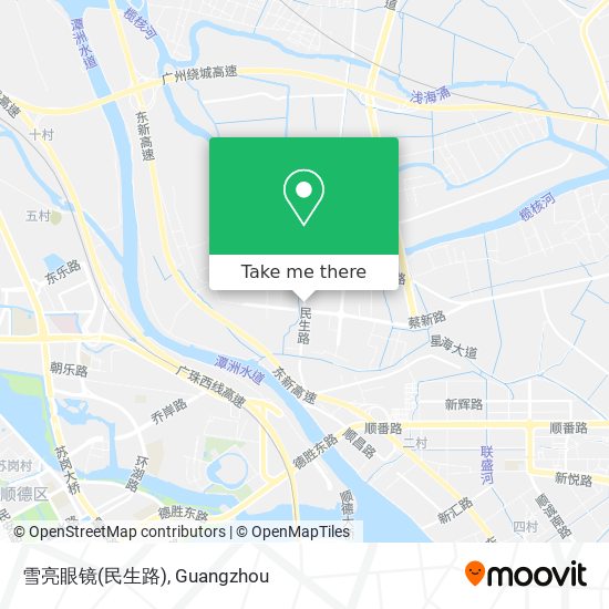 雪亮眼镜(民生路) map