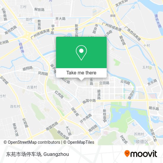 东苑市场停车场 map