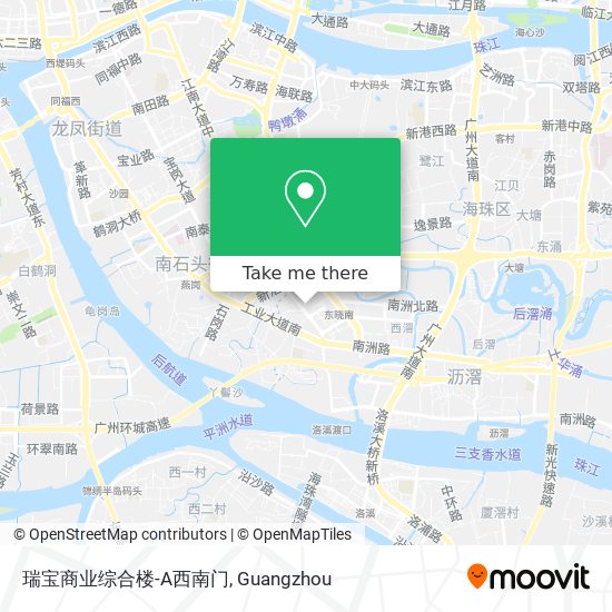 瑞宝商业综合楼-A西南门 map
