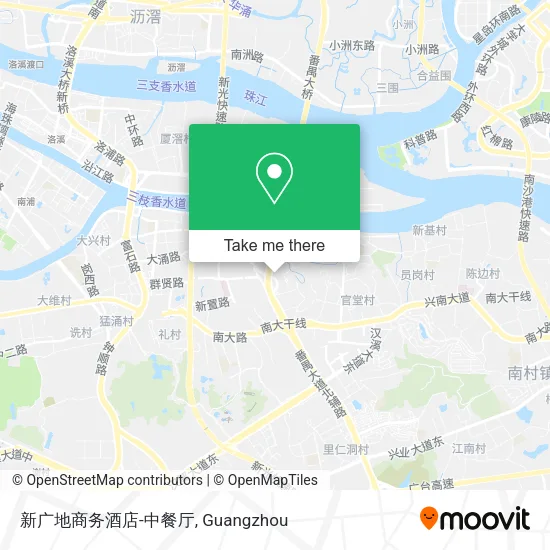 新广地商务酒店-中餐厅 map