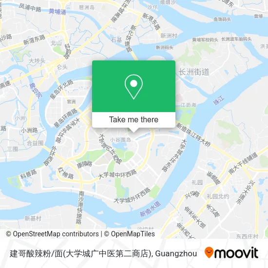 建哥酸辣粉/面(大学城广中医第二商店) map