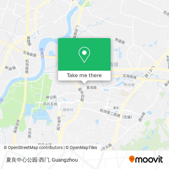 夏良中心公园-西门 map